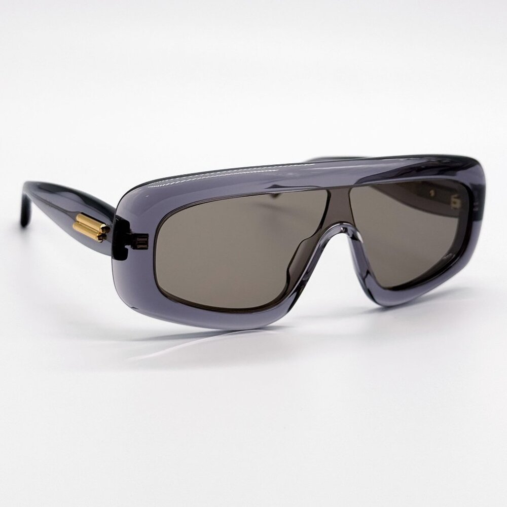 NEW BOTTEGA VENETA SUNGLASSES GREY UNISEX EYEWEAR BOTTEGA VENETA BV1281S 003